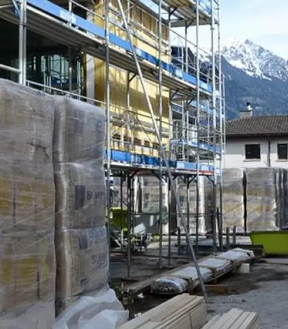 Baustelle Mattenweg Bad Ragaz
