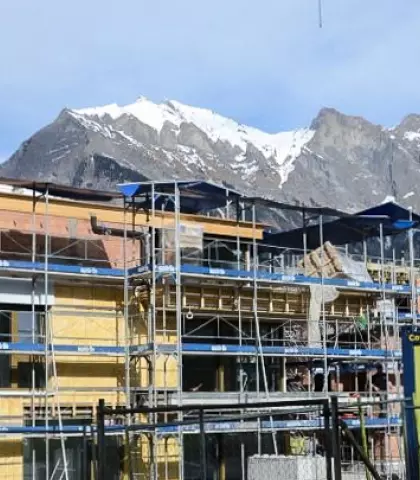 Baustelle Mattenweg Bad Ragaz